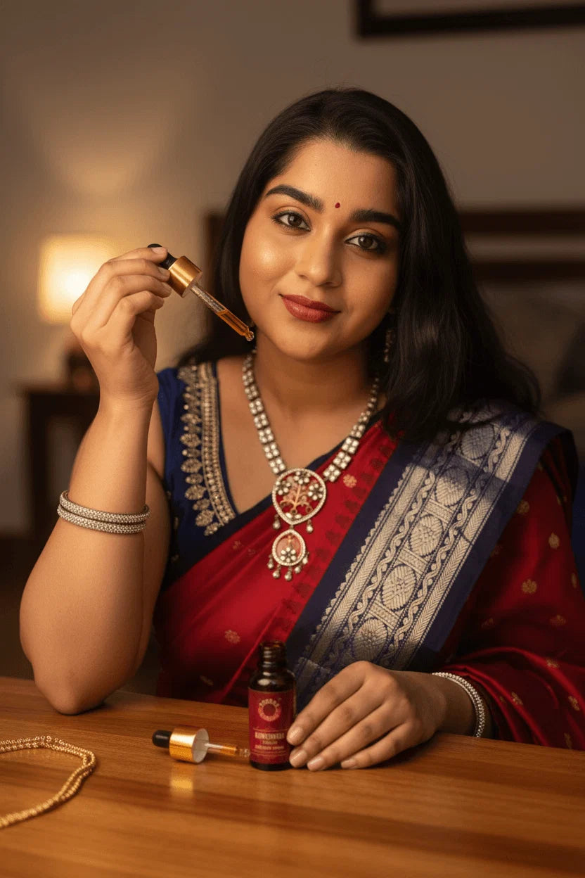 Kumkumadi Thailam Skin Brightening, Tan Removal & Anti-Ageing Night Face Oil
