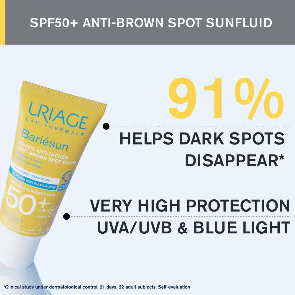 Uriage Bariesun Anti-Brown Spot Sunscreen SPF50+ Vitamin C&E - 40 ml