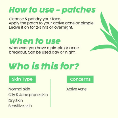 PLIX The Plant Fix Salicylic Acid Acne Patch - 36 patches