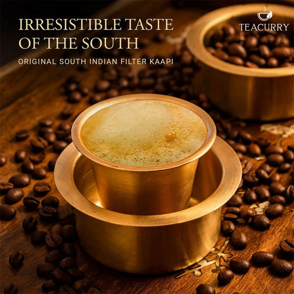 Teacurry South Indian Filter Coffee (100% Arabica Ground Coffee) for Authentic South Indian Taste - Kaapi Coffee - 50 gm