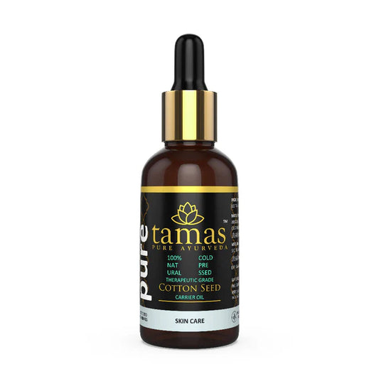 Tamas Pure Ayurveda Cotton Seed Cold-Pressed Carrier Oil - 30 ml