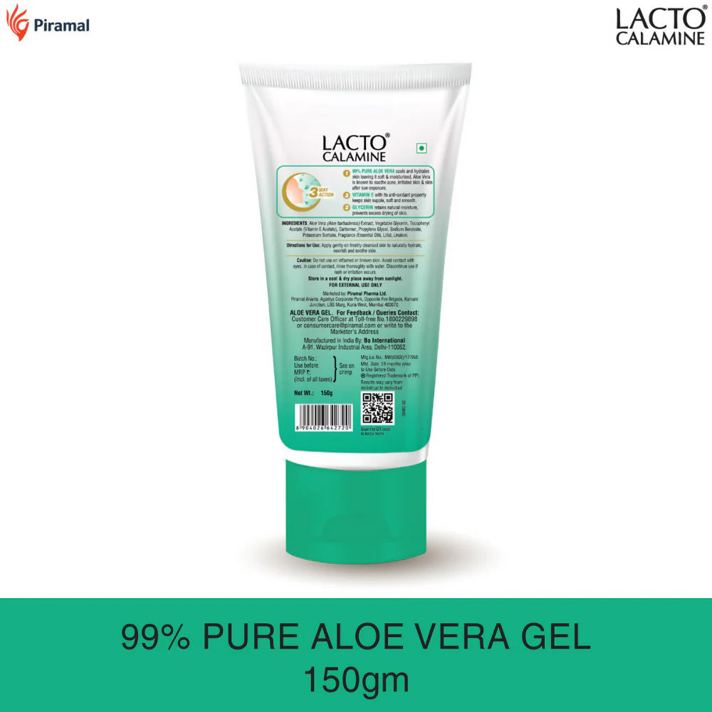 Lacto Calamine Aloe Vera Gel Face Moisturizer - 150 gm