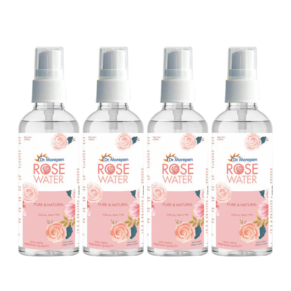 Dr Morpen Rose Water Spray - 100 ml - Packs of 4