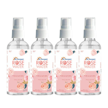 Dr Morpen Rose Water Spray - 100 ml - Packs of 4