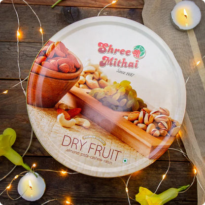 Shree Mithai Royal Dry Fruit Tin (250G) - 250 gm