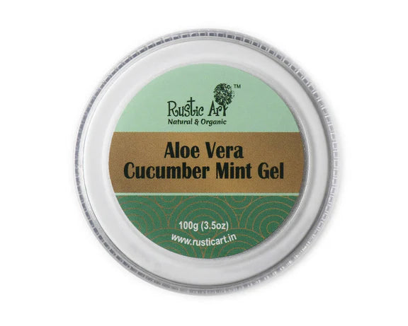 Rustic Art Aloe Vera Cucumber Mint Gel - 100 gm