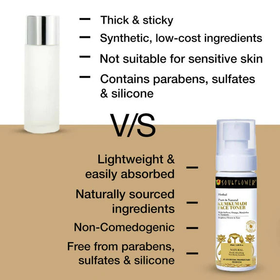 Soulflower Kumkumadi Face Toner Mist - 50 ml