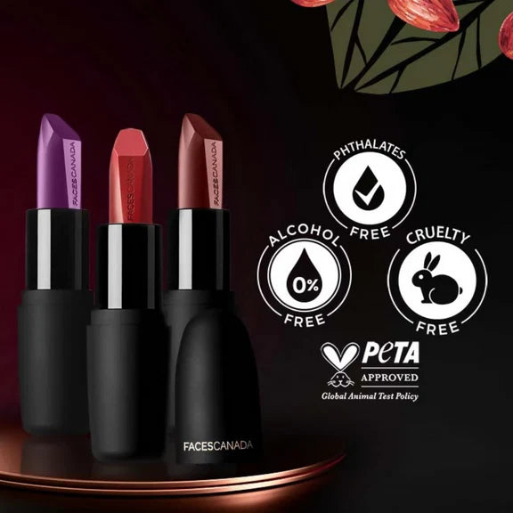 Faces Canada Weightless Matte Finish Lipstick - Forsake Beauty 01 - 4 gm