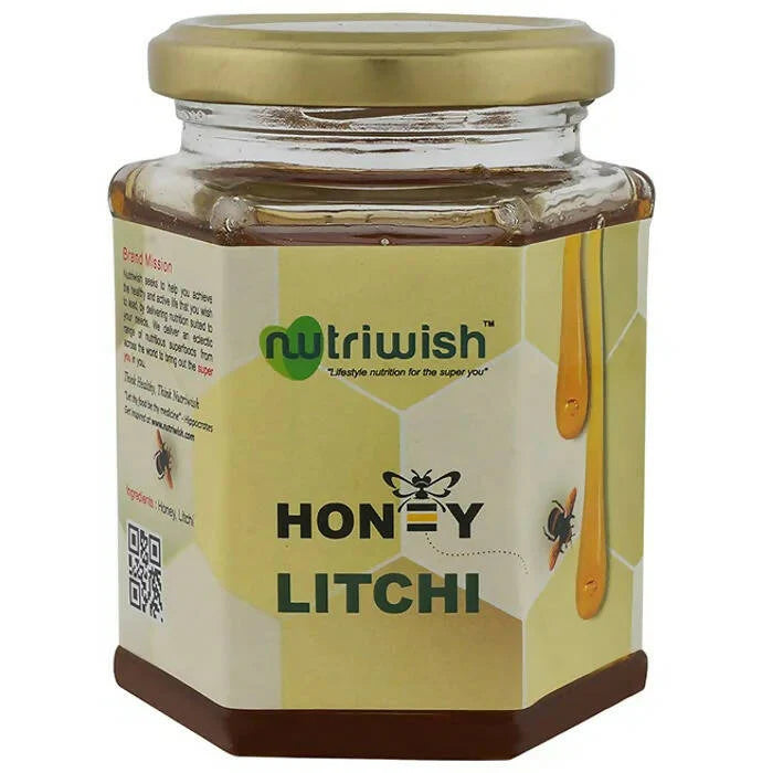 Nutriwish 100% Pure Organic Honey Litchi