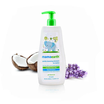 Mamaearth Gentle Cleansing Natural Baby Shampoo & Mamaearth Deeply Nourishing Natural Baby Wash