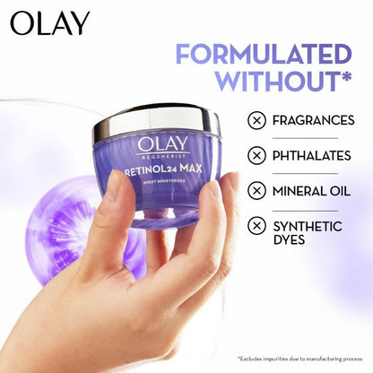 Olay Retinol24 Max Night Moisturiser - 50 gm