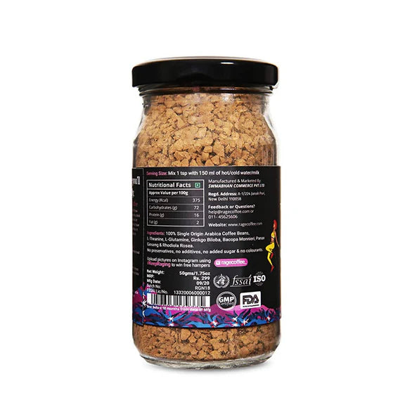 Rage Coffee Original Blend Instant Coffee - 50 gm