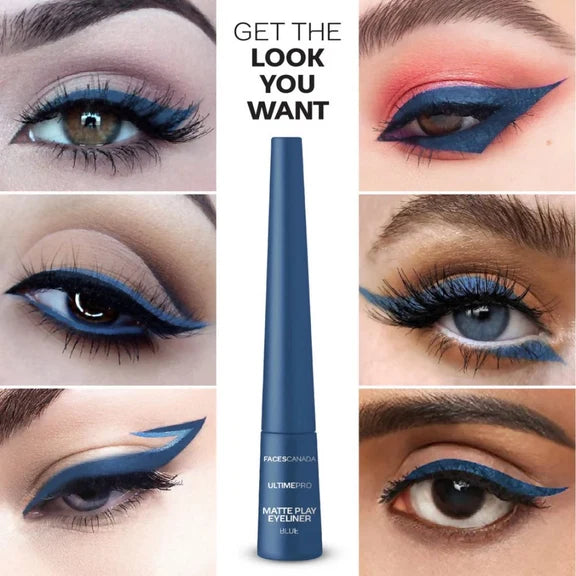 Faces Canada Ultime Pro Matte Play Eyeliner - Sapphire - 2.5 ml