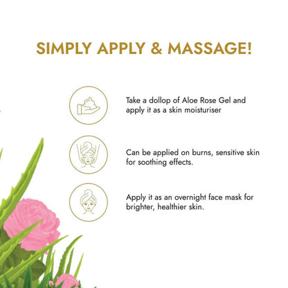 Kapiva Ayurveda Skin Rituals Aloe Rose Gel - 200 gm