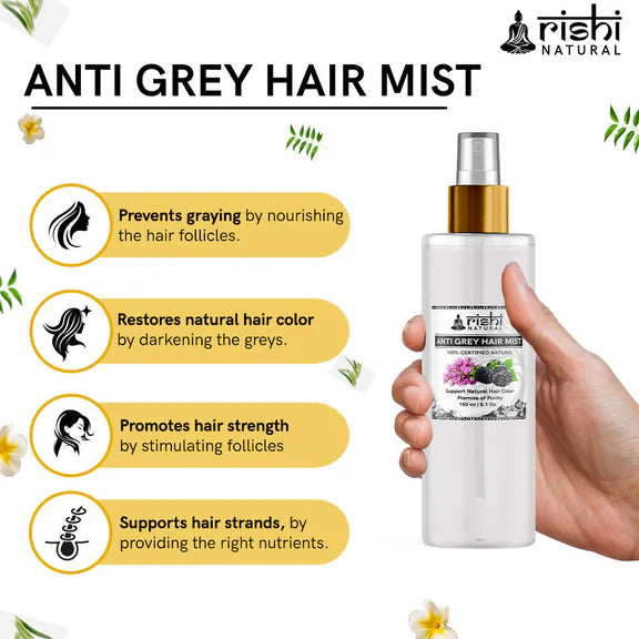 Rishi Natural Anti Grey Hair Mist - 200 ml