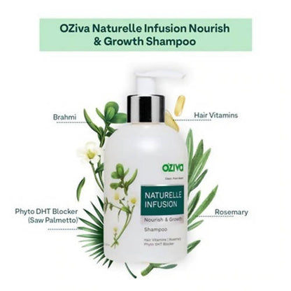 OZiva Naturelle Infusion Nourish & Growth Shampoo -200 ml
