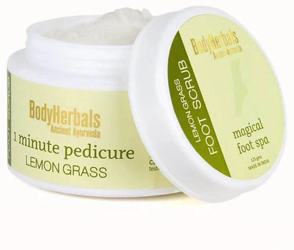 BodyHerbals 1 minute pedicure Lemongrass - 125 gm