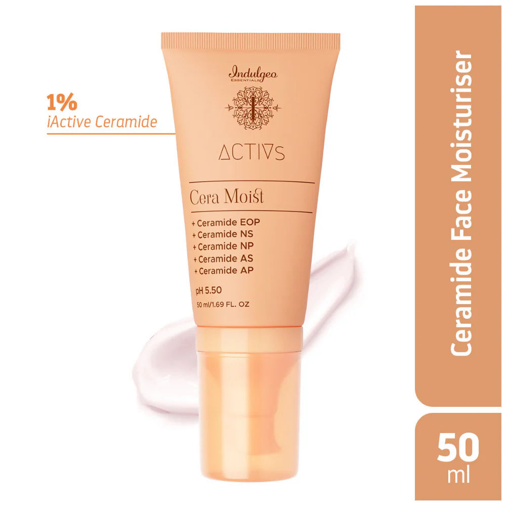 Indulgeo Essentials Cera Moist - Ceramide Calming Skin Moisturizer - 50 ml