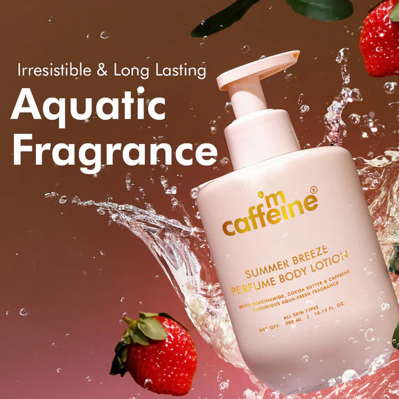 mCaffeine Summer Breeze Perfume Body Lotion - 300 ml