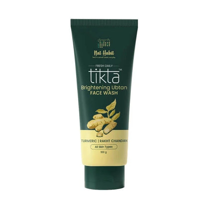 Nat Habit Brightening Ubtan Tikta Face Wash - 100 gm