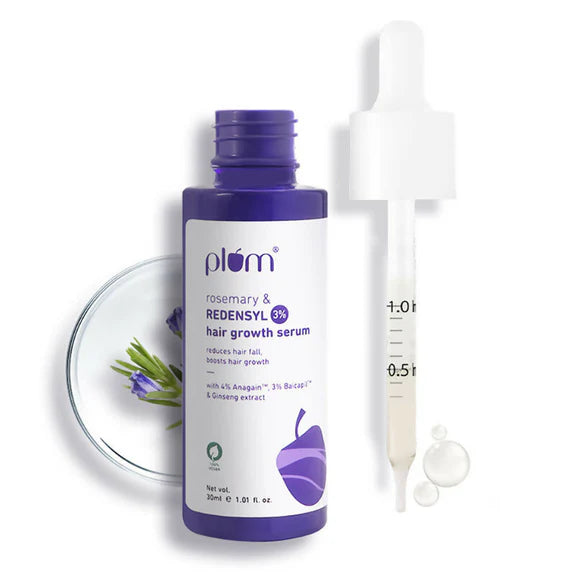 Plum Rosemary & 3% Redensyl Hair Growth Serum - 30 ml