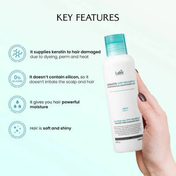 La'dor Luxe Keratin Haircare Duo - Keratin Lpp Shampoo And Hydro Lpp Treatment - combo