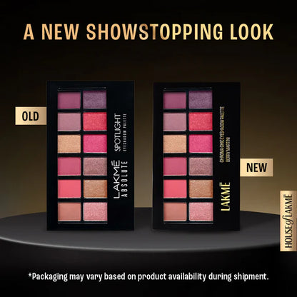 Lakme Glitterati Chroma Chic Eye Shadow Palette - Smokin Glam - 12 gm