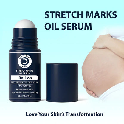 Dermistry Stretch Marks Scar Removal Roll On Oil Serum - 50 ml