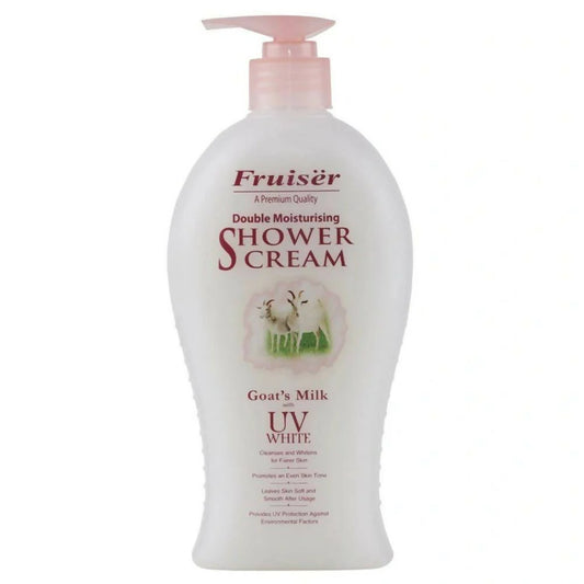 Fruiser Double Moisturizing Shower Cream Goat's Milk With UV White