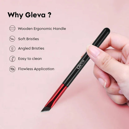 Gleva Multi-Function Eyebrow Brush - Black Pink