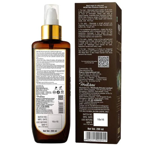 Wow Skin Science Castor Oil