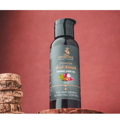 Ved Sanjeevani Kesh Kavach Herbal Hair Oil - 100 ml