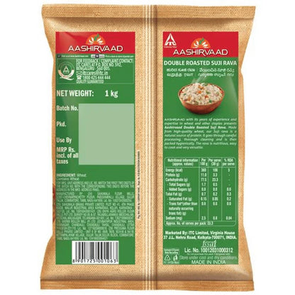 Aashirvaad Double Roasted Suji Rava - 1 kg