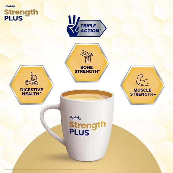 Horlicks Strength Plus - Vanilla Flavor - 350 gm