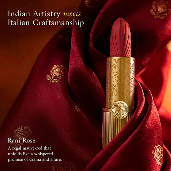 Kay Beauty x Falguni Shane Peacock Luxe Matte Lipstick - Rani Rose - 4.2 gm