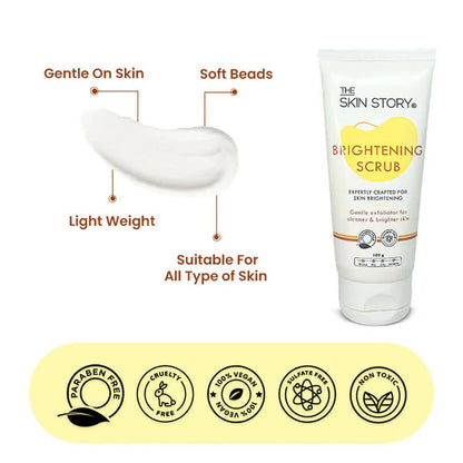 The Skin Story Salicylic Acid Brightening Face Scrub - 100 gm
