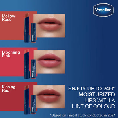 Vaseline Lip Care Colour + Care Tinted Lip Balm Stick - Kissing Red - 3 gm