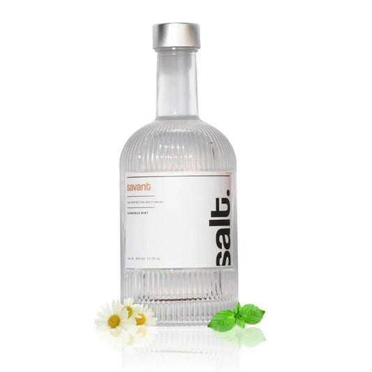 Salt. Oral Care Savant Mouthwash Advanced Gum Protection - Chamomile Mint Flavor - 330 ml
