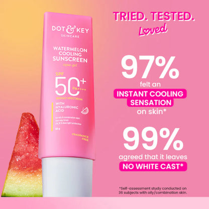 Dot & Key Skincare Watermelon Cooling Sunscreen SPF 50+ PA++++ - 50 gm