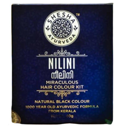 Shesha Ayurveda Nilini Miraculous Hair Color Kit - 40 gm