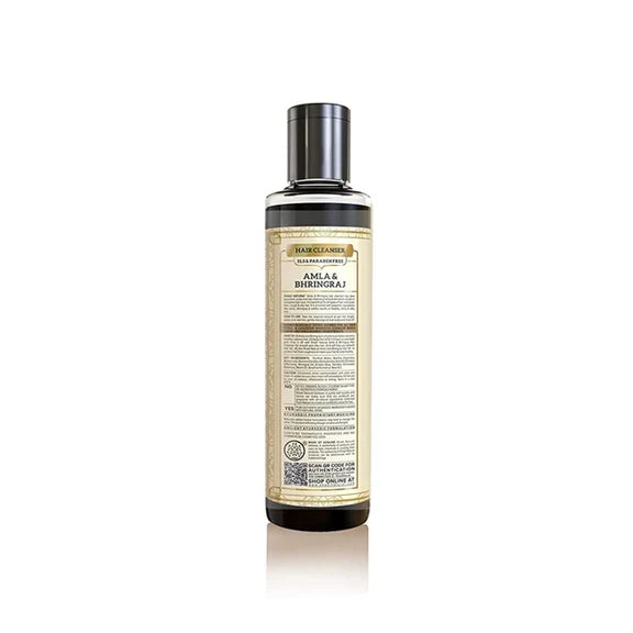 Khadi Natural Ayurvedic Amla and Bhringraj Hair Cleanser/Shampoo - 210 ml - Pack of 1