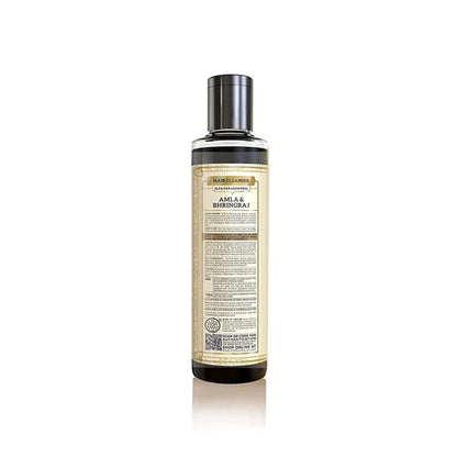 Khadi Natural Ayurvedic Amla and Bhringraj Hair Cleanser/Shampoo - 210 ml - Pack of 1