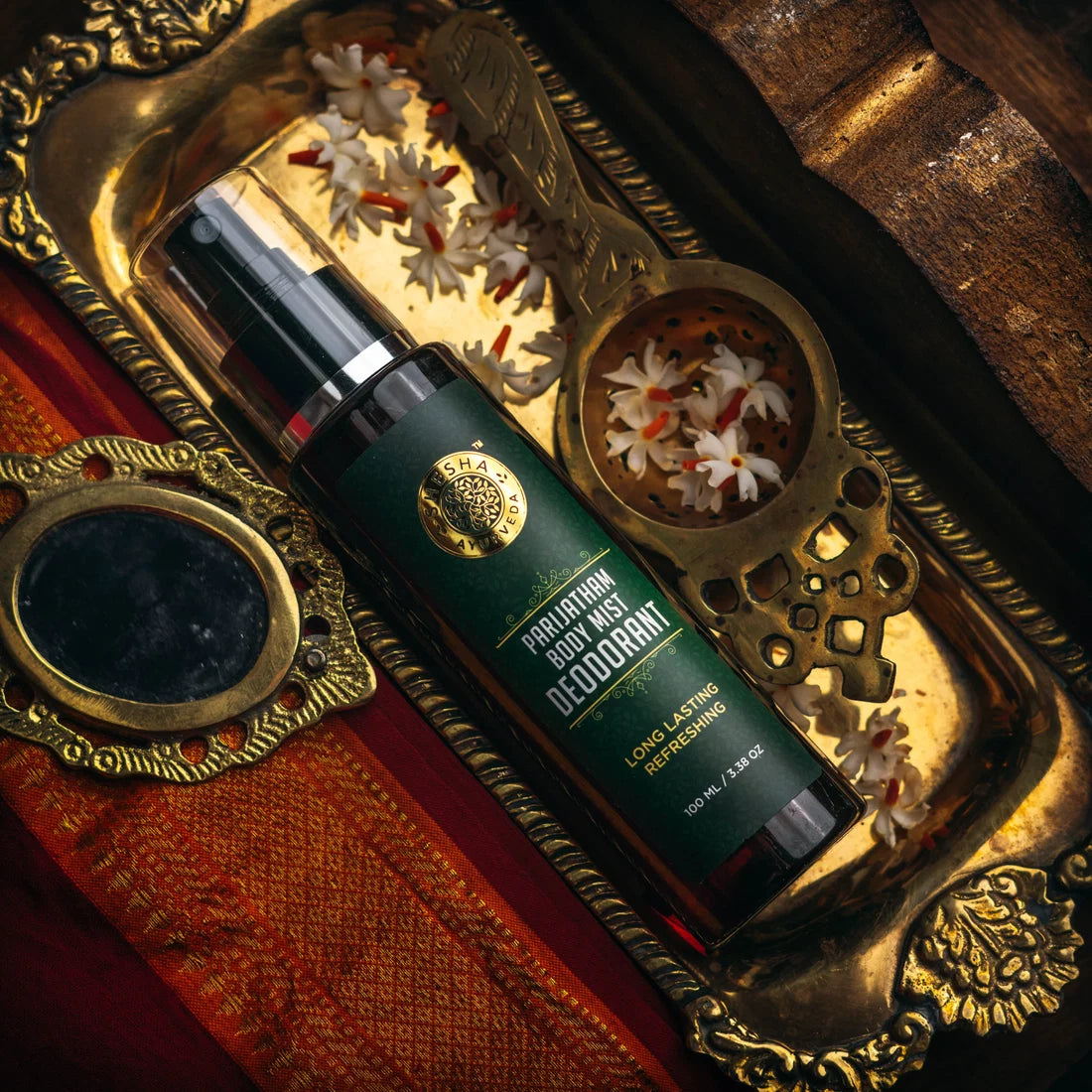 Parijatham Deodorant Body Mist | Long-Lasting Fragrance, Refreshing, All-Day Freshness, Delicate Floral Scent