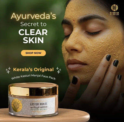 Kasturi Manjal (Musk Turmeric Powder) Skin Brightening & Tan Removal Face Pack for All Skin Type 25Gs
