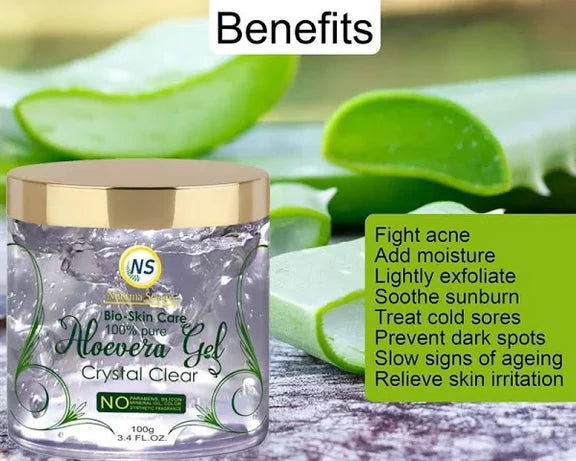 Nuerma Science Bio Skin Care Crystal Clear Aloe Vera Gel - 100 gm