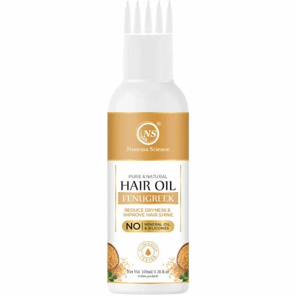 Nuerma Science Fenugreek Hair Oil to Reduce Dryness & Improve Hair Shine - 100 ml