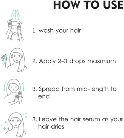 Nuerma Science Total Repair Hair Serum for Instant Smoothing & Nourishing - 100 ml