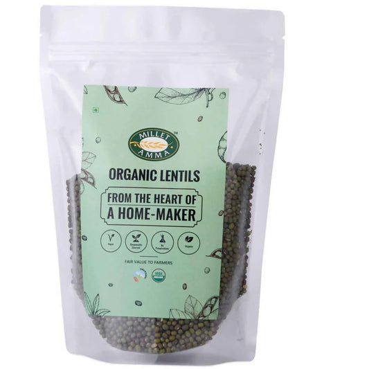 Millet Amma Organic Green Gram Dal Whole