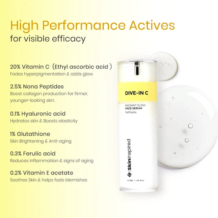 DIVE-IN C - 20% Vitamin C Serum For Face (30ml)