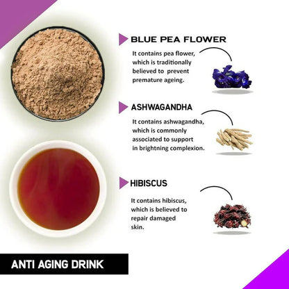 Just Vedic Anti Aging Drink Mix - 200 gm